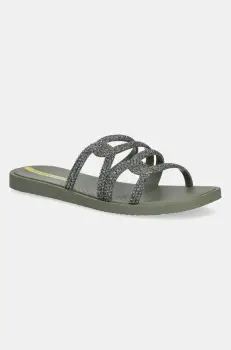 Ipanema papuci SOLAR GLOW S femei, culoarea verde, 27286-BB954 imagine