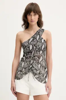 IRO bluza culoarea negru, cu imprimeu, WM16AKIA imagine