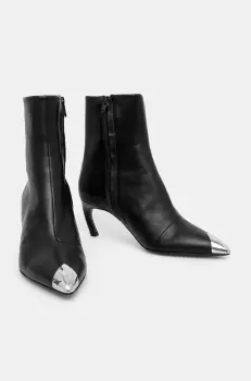 IRO cizme de piele Joli Met femei, culoarea negru, cu toc cui, WP38JOLIMET imagine