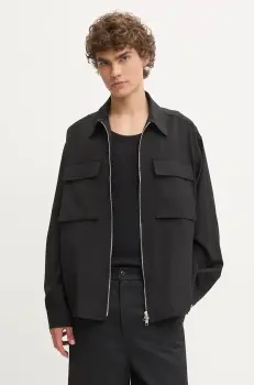 IRO geaca barbati, culoarea negru, de tranzitie, MP100LYESS imagine