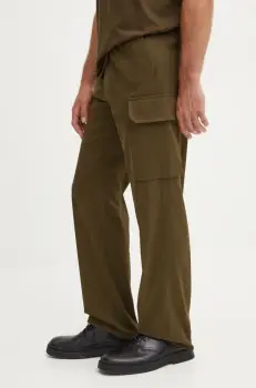 IRO pantaloni barbati, culoarea verde, cu fason cargo, MP23CILIO imagine