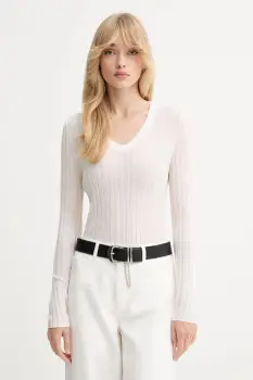 IRO pulover de lana culoarea bej, light, WP12HATTIE imagine