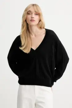 IRO pulover de lana culoarea negru, light, WP12HARU imagine