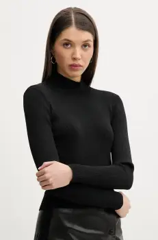 IRO pulover femei, culoarea negru, light, cu turtleneck, WP12FENYA imagine