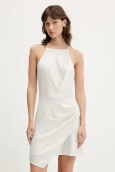 IRO rochie culoarea gri, mini, evazati, WM33MAIZIE imagine