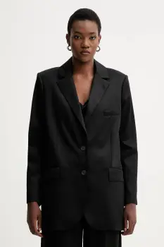 IRO sacou culoarea negru, un singur rand de nasturi, uni, WP07DOUNY imagine