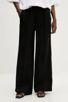 Isabelle Blanche pantaloni femeiesti cu amestec de in imagine
