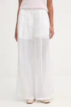 Isabelle Blanche pantaloni straight pentru femei, din in imagine