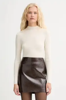 ISABELLE BLANCHE pulover de lana culoarea bej, light, IS25FW-M188-F001 imagine