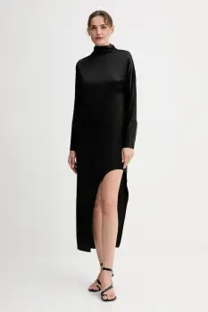 ISABELLE BLANCHE rochie culoarea negru, mini, drept, IS25FW-A064-T008 imagine