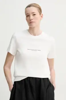 ISABELLE BLANCHE tricou femei, culoarea alb, IS25SS-T153-T013 imagine