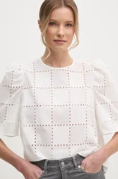 Ivy Oak bluza femei, culoarea bej, neted, IO112356 imagine