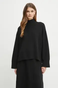 Ivy Oak pulover de lana femei, culoarea negru, light, IO113147 imagine