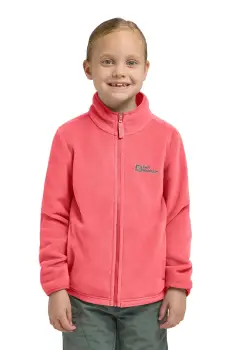 Jack Wolfskin bluza copii TAUNUS JACKET K culoarea roz, neted, 1609482 imagine