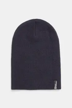 Jack Wolfskin caciula culoarea bleumarin, din tricot gros, 1903892 imagine