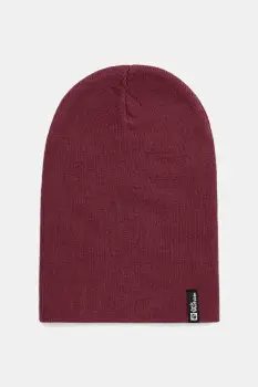 Jack Wolfskin caciula culoarea bleumarin, din tricot gros, 1903892 imagine