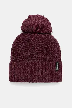 Jack Wolfskin caciula MEDLEY culoarea bordo, A65237 imagine