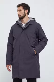 Jack Wolfskin geaca barbati, culoarea negru, de tranzitie imagine