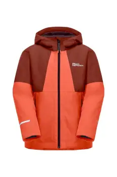 Jack Wolfskin geaca copii culoarea portocaliu, 1610281 imagine