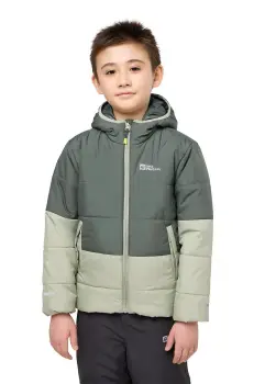 Jack Wolfskin geaca de iarna pentru copii culoarea verde, 1610131 imagine
