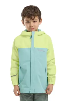 Jack Wolfskin geaca de ploaie copii TUCAN culoarea verde imagine