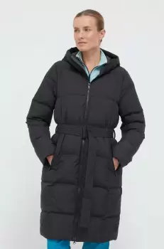 Jack Wolfskin geaca de puf femei, culoarea negru, de iarna imagine