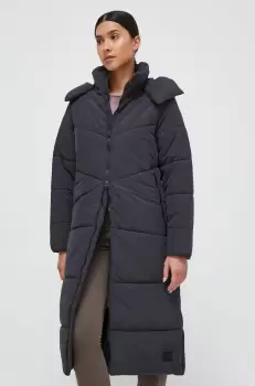 Jack Wolfskin geaca femei, culoarea gri, de iarna imagine