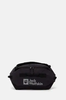 Jack Wolfskin geanta sport All-In Duffle 35 culoarea negru, A62110 imagine
