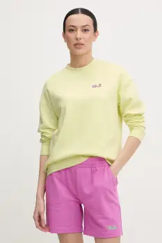 Jack Wolfskin hanorac pentru femei, din bumbac Celebrate The Paw imagine