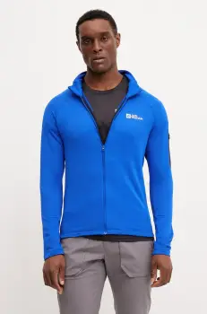 Jack Wolfskin hanorac Prelight culoarea violet, uni, A63789 imagine