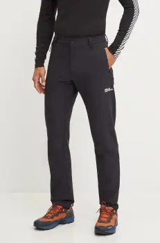 Jack Wolfskin pantaloni de exterior Activate Thermic culoarea negru, A61881 imagine