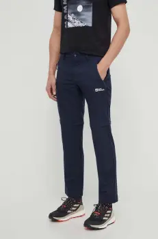 Jack Wolfskin pantaloni de exterior ACTIVE TRACK culoarea albastru marin, 1508241 imagine