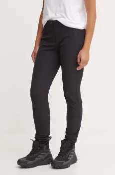 Jack Wolfskin pantaloni de exterior Geigelstein culoarea negru imagine