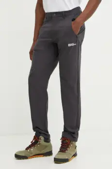 Jack Wolfskin pantaloni de exterior Pico Trail culoarea gri, A63904 imagine