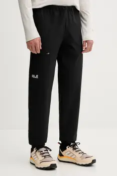 Jack Wolfskin pantaloni de exterior PRELIGHT culoarea negru, A65166 imagine