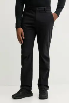 Jack Wolfskin pantaloni de exterior TREK TERRAIN culoarea negru, A65300 imagine