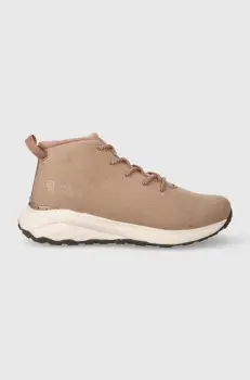 Jack Wolfskin pantofi Campfire Wool Mid femei, culoarea maro imagine