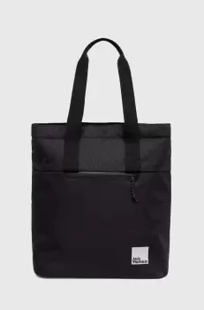 Jack Wolfskin rucsac femei, culoarea negru, mare, neted imagine