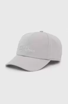 Jack Wolfskin sapca culoarea gri, cu imprimeu imagine