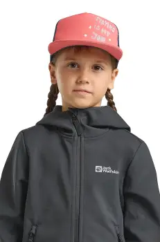 Jack Wolfskin sapca de baseball pentru copii RIB CAP K culoarea roz, neted, 1907643 imagine