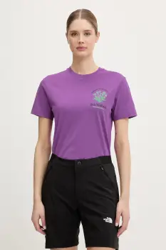 Jack Wolfskin tricou basic femeiesc bumbac Carefree imagine