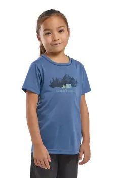 Jack Wolfskin tricou copii HIKING GRAPHIC T KIDS cu imprimeu, A64183 imagine