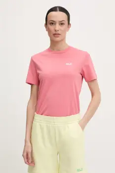 Jack Wolfskin tricou pentru femei, din bumbac Essential imagine