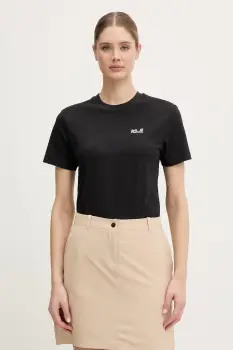 Jack Wolfskin tricou pentru femei, din bumbac Essential imagine