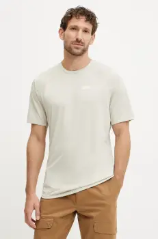 Jack Wolfskin tricou sport Prelight Swift culoarea bej, neted, A63800 imagine