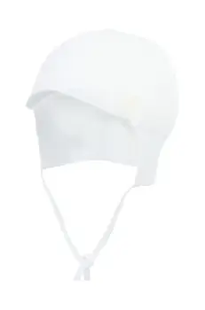 Jamiks caciula bebe PAULO culoarea alb, din tesatura neteda, JLH069 imagine