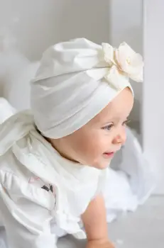 Jamiks caciula copii ADLEY culoarea bej, din tesatura neteda, JWH114 imagine