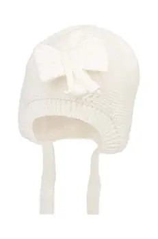 Jamiks caciula copii AMARIA culoarea bej, din tesatura neteda, JZH230 imagine