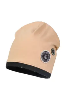 Jamiks caciula copii CASPIAN culoarea maro, din tesatura neteda, JWH198 imagine