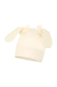 Jamiks caciula copii CORALINE culoarea bej, din tesatura neteda, JWH021 imagine